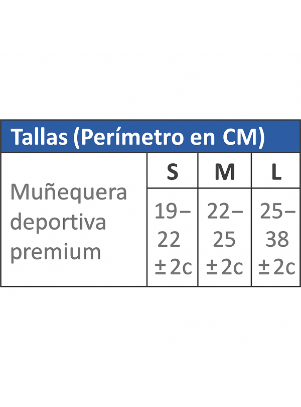 Muñequera Deportiva Larga Premium