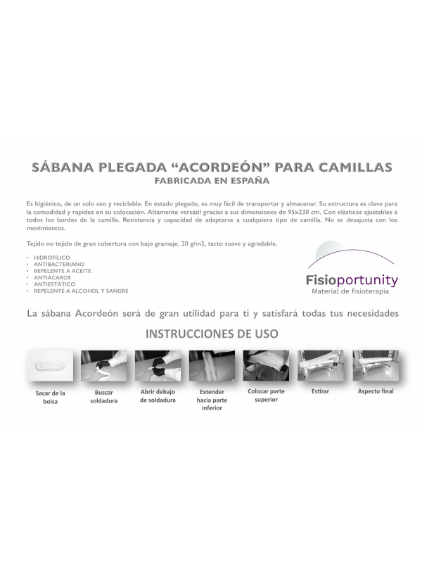 Sabanillas Plegadas Acordeón