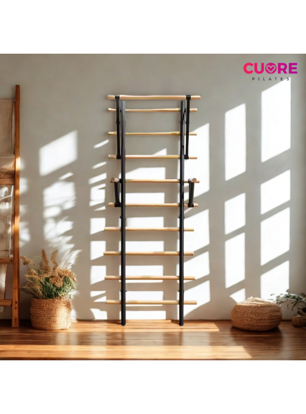 Espaldera Funcional Mixta Acero y Madera