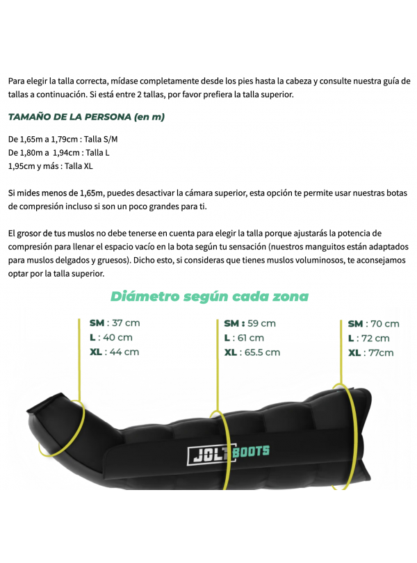 Presoterapia Jolt Boots