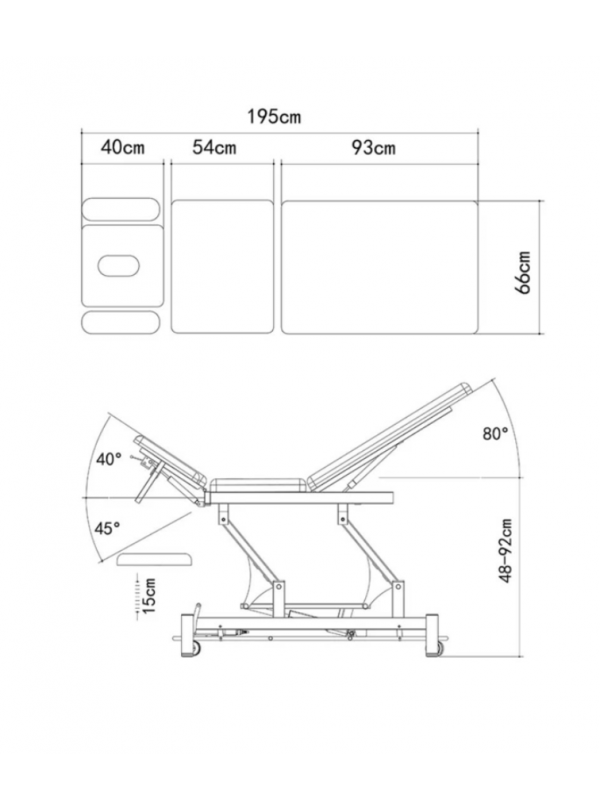 Camilla Eléctrica Rila Pro