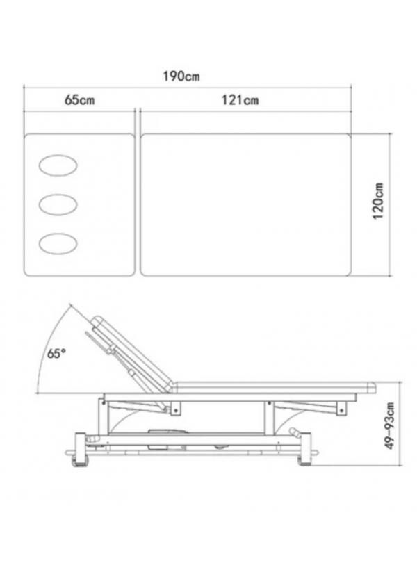 Camilla Eléctrica Bobath EL02W