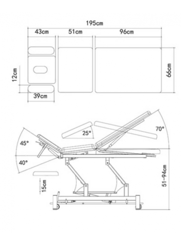 Camilla Eléctrica Nott Pro