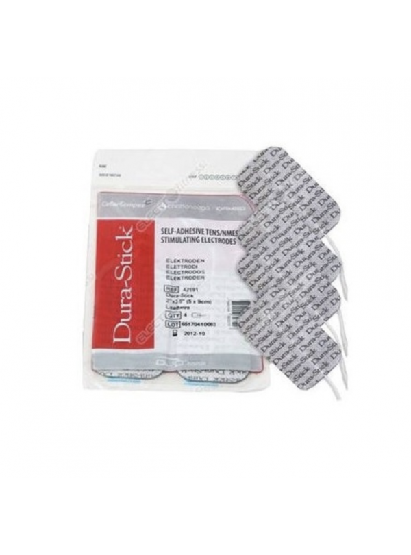 Electrodos adhesivos Dura-Stick 5 x 9 cm (Pack 4 uds.)