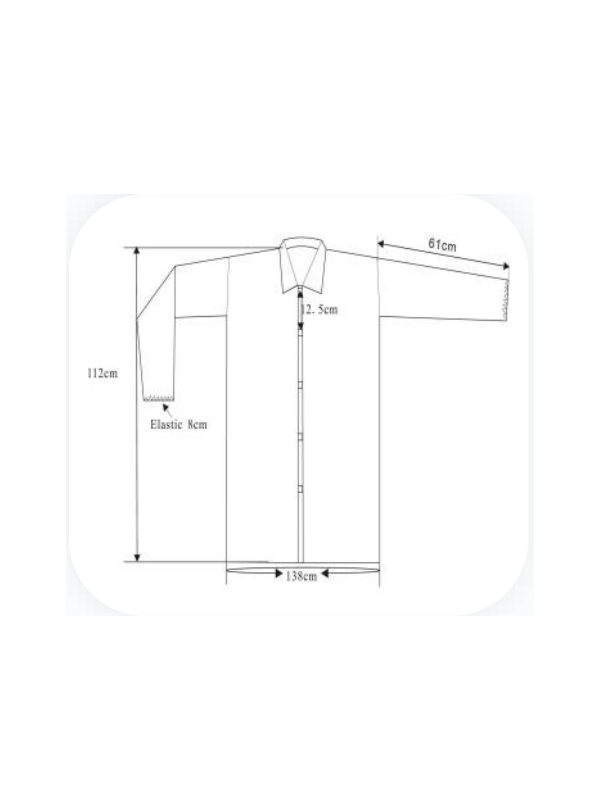 Bata Desechable de Polipropileno (10 uds.)