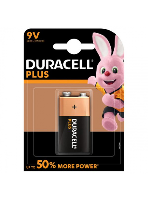 Pila 9V 6LR61 DURACELL Plus...