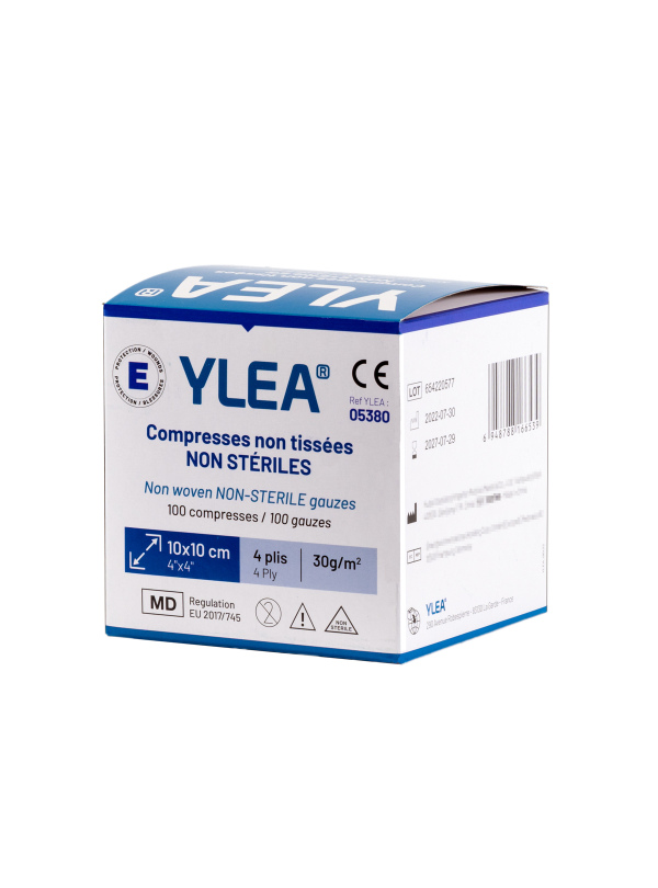 Gasas No Estériles 10 x 10 cm (Caja de 100 uds)