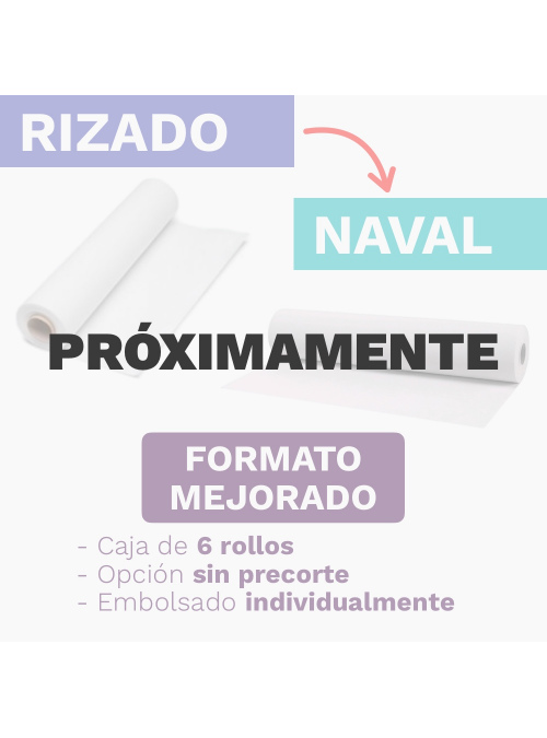 Papel Camilla Rizado.... 1/c. Precorte 40cm 2