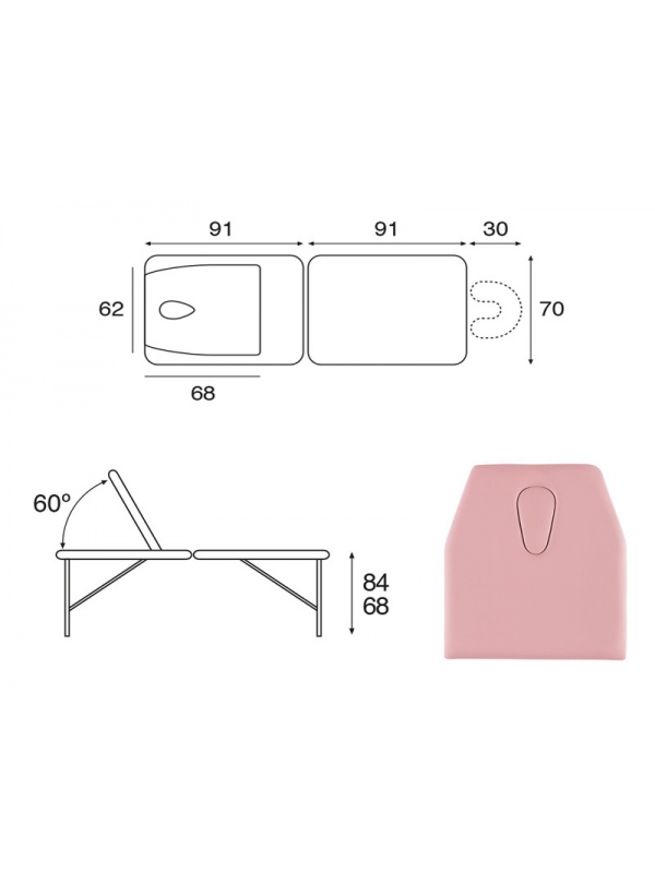 Camilla Plegable Aluminio C3416