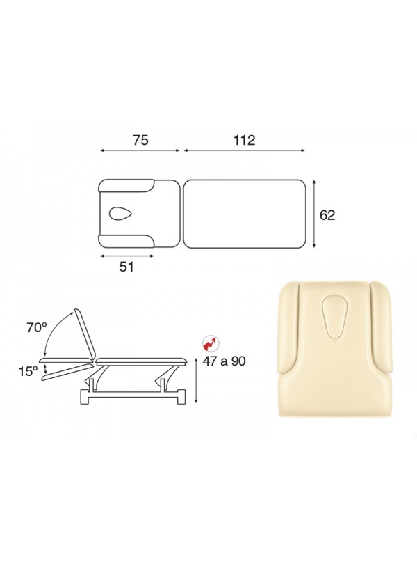 Camilla Eléctrica C5583