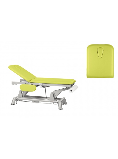 Camilla eléctrica biela gris 2 cuerpos con respaldo motorizado T13 62x188