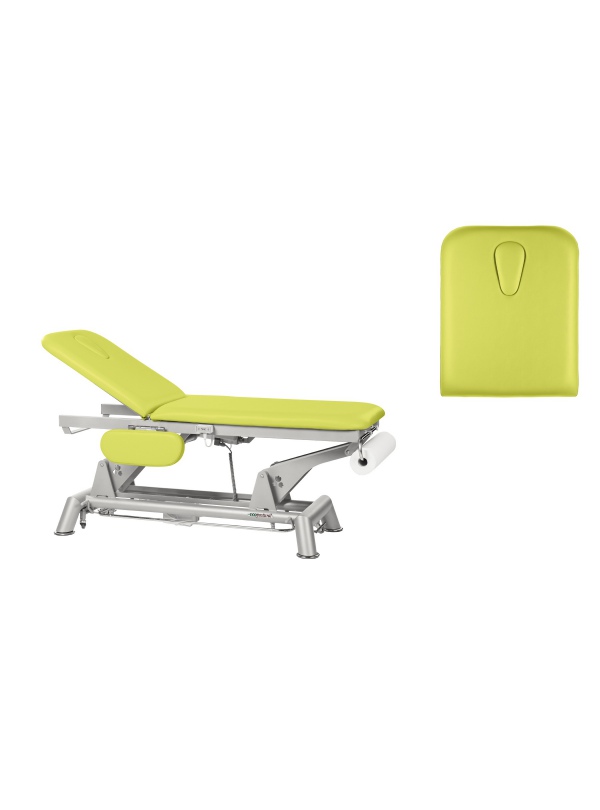 Camilla eléctrica biela gris 2 cuerpos con respaldo motorizado T13 62x188