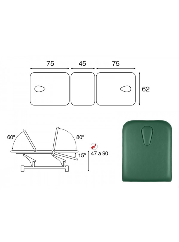 Camilla Eléctrica C5547