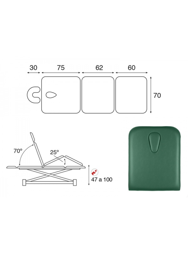 Camilla Eléctrica C7503