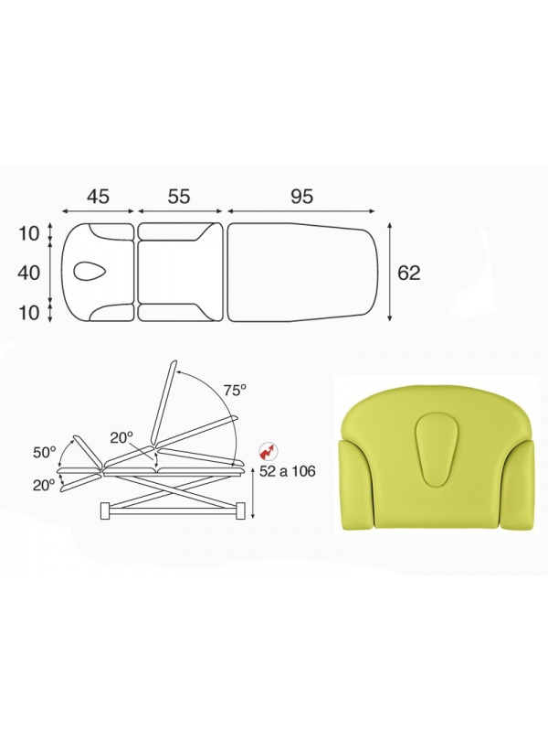 Camilla Eléctrica C7531