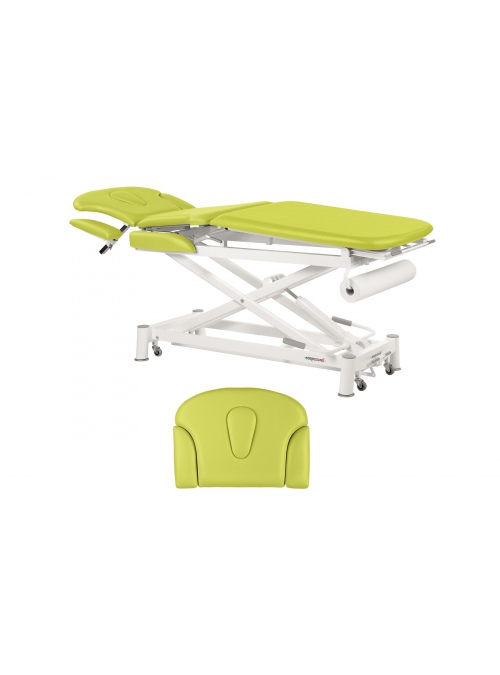 Camilla hidráulica tijera blanca multifuncional T01 62x200