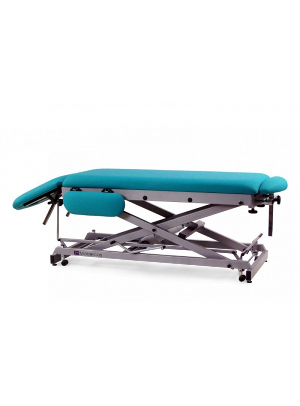 Camilla hidráulica multifuncional para osteopatía de 7 secciones, ruedas. Estructura en tijera  Camilla hidráulica multifuncional para osteopatía de 7 secciones, ruedas. Estructura en tijera