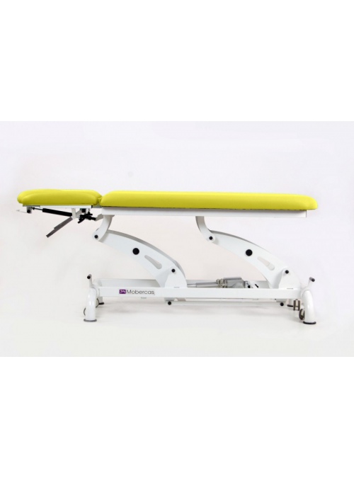 Camilla de reconocimiento eléctrica de 2 secciones con ruedas escamoteables. 2