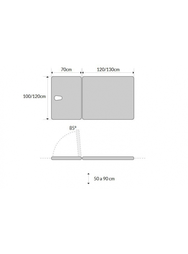 Camilla Hidráulica Bobath CHB2120R