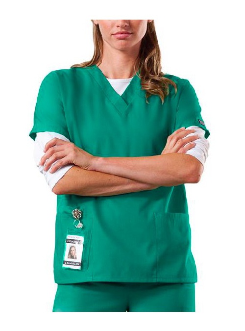 Pijama Verde Quirófano Cuello de Pico 2