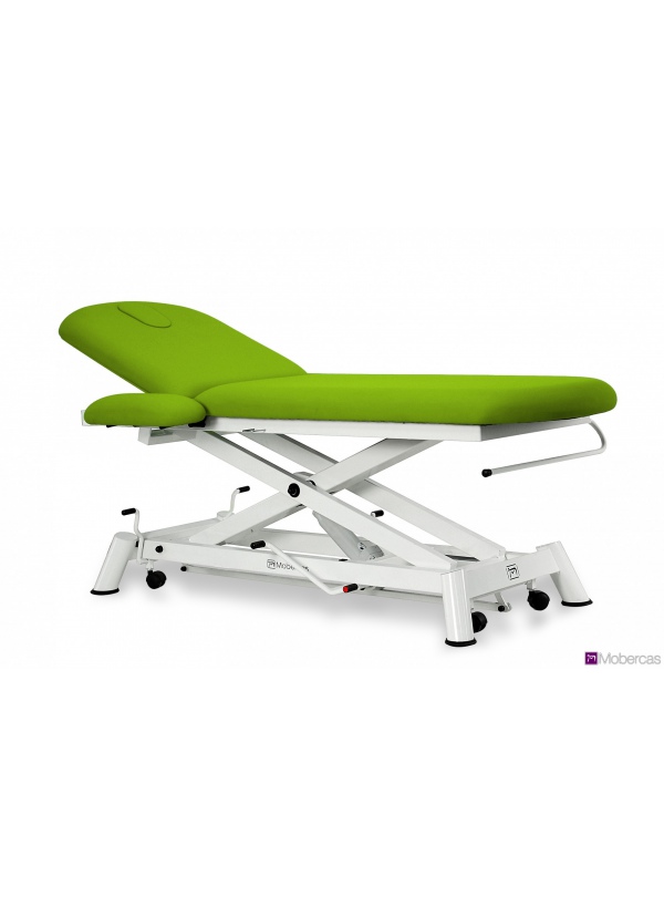 Camilla hidráulica de 2 secciones, en tijera y con ruedas Camilla hidráulica de 2 secciones, en tijera y con ruedas