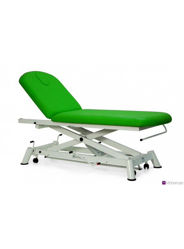 Camilla hidráulica de 2 secciones, en tijera y con ruedas Camilla hidráulica de 2 secciones, en tijera y con ruedas