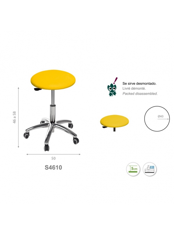 Taburete Circular S4610