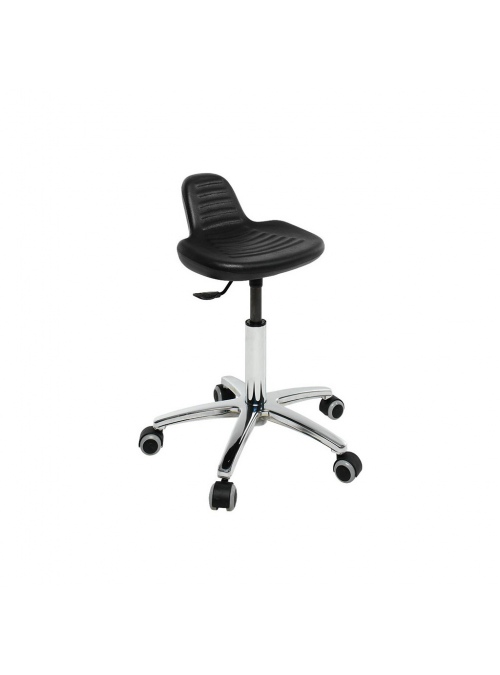 Taburete asiento integral base aluminio