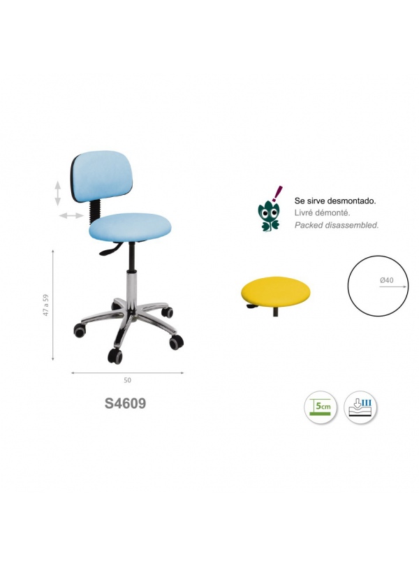 Taburete Circular S4609