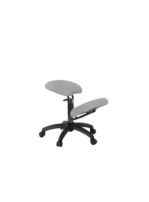 Silla base negra con arrodilladero fijo