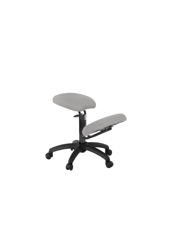 Silla base negra con arrodilladero fijo