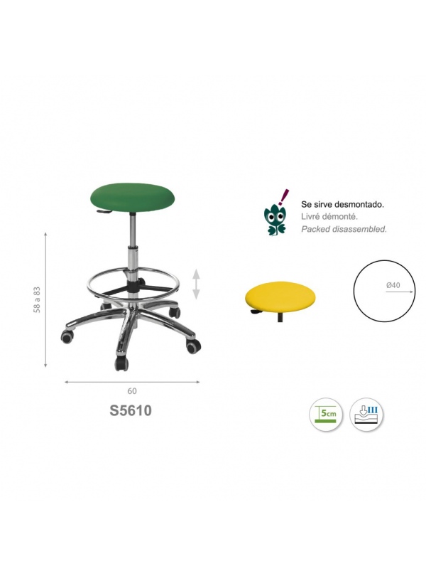 Taburete Circular S5610