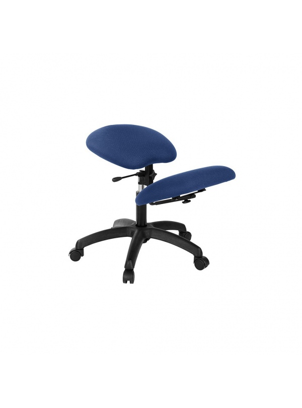 Silla base negra con arrodilladero fijo