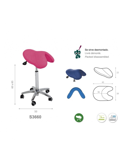 Taburete Silla de Montar S3660 2