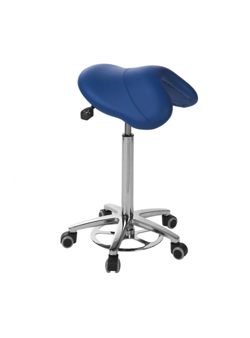 Taburete pony silla de montar base aluminio con accionamiento de pie