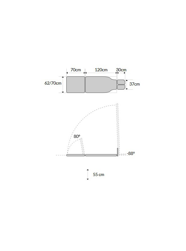 Camilla Eléctrica Plano Inclinado CE2120PI