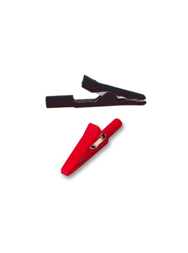 Adaptador Pinza Cocodrilo con Conector Hembra 2 mm (2 unidades)