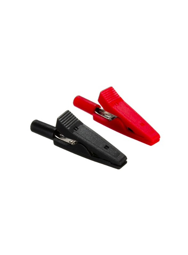 Adaptador Pinza Cocodrilo con Conector Hembra 2 mm (2 unidades)