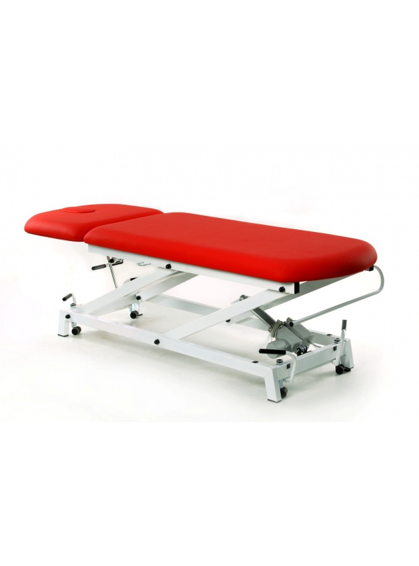 Camilla hidráulica Fisioportunity 2 cuerpos. Reclinable en negativo