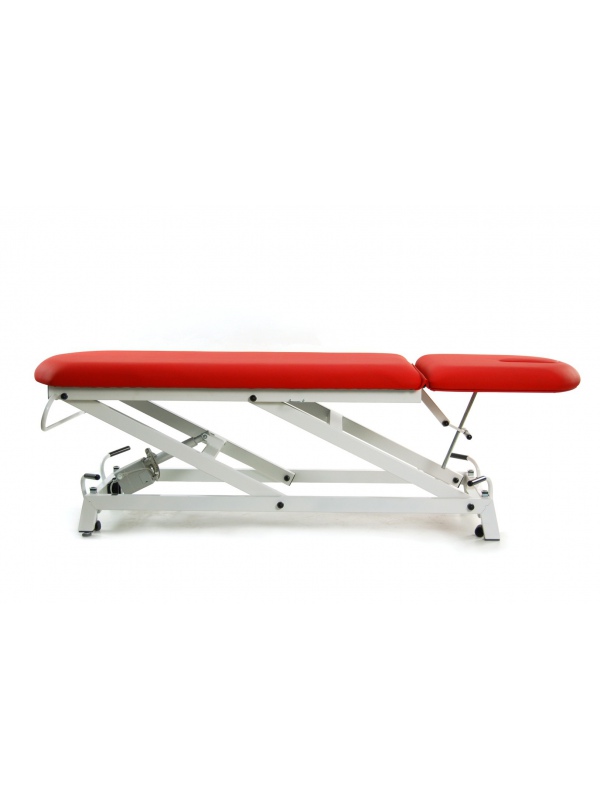 Camilla hidráulica Fisioportunity 2 cuerpos. Reclinable en negativo