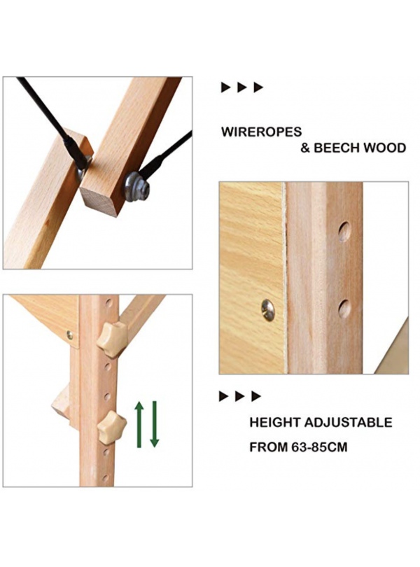 Camilla Plegable eonómica Madera 2 cuerpos