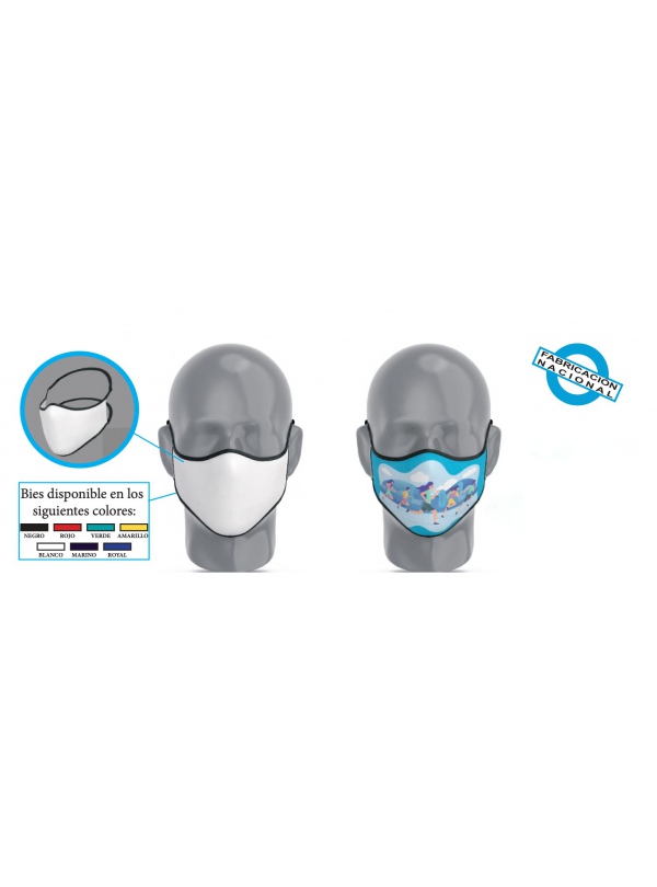 Mascarilla de protección reuitilizable INFANTIL higiénica Mascarilla de protección reuitilizable INFANTIL higiénica