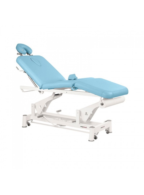 Camilla hidráulica biela blanca 3 cuerpos