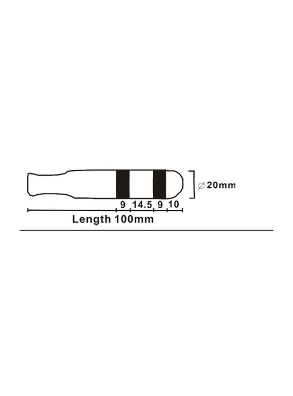 Sonda vaginal larga con 2 anillos Sonda vaginal larga con 2 anillos