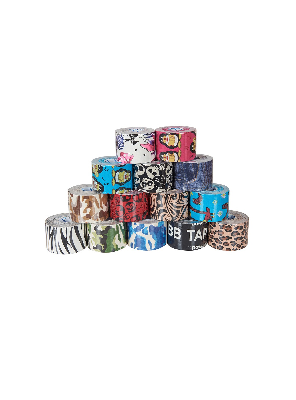 BB Tape 5cm x 5m Colores estampados