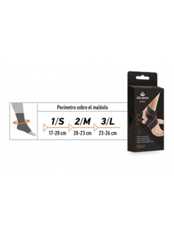 Tobillera Elástica graduable Orliman Sport