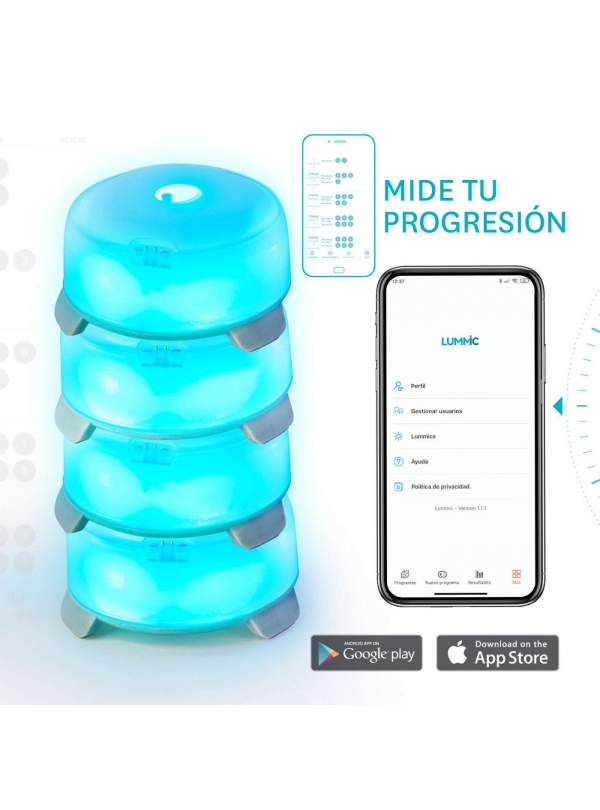 Lummic. Luces de reacción (Set de 4 unds.) Lummic. Luces de reacción (Set de 4 unds.)