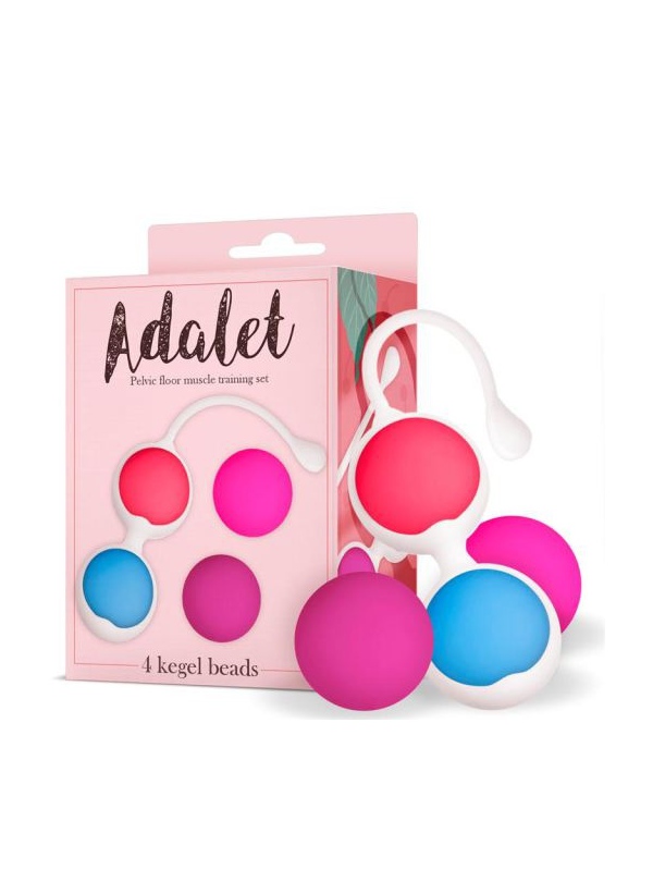 Kit de 4 bolas Kegel del silicona Adalet