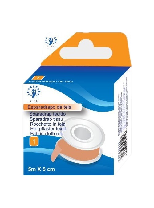 Esparadrapo de tela 5mts x 5 cms - Beige