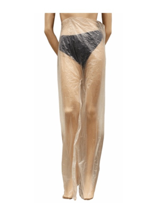 Pantalón presoterapia plástico transparente- 100 uds- Talla única 2